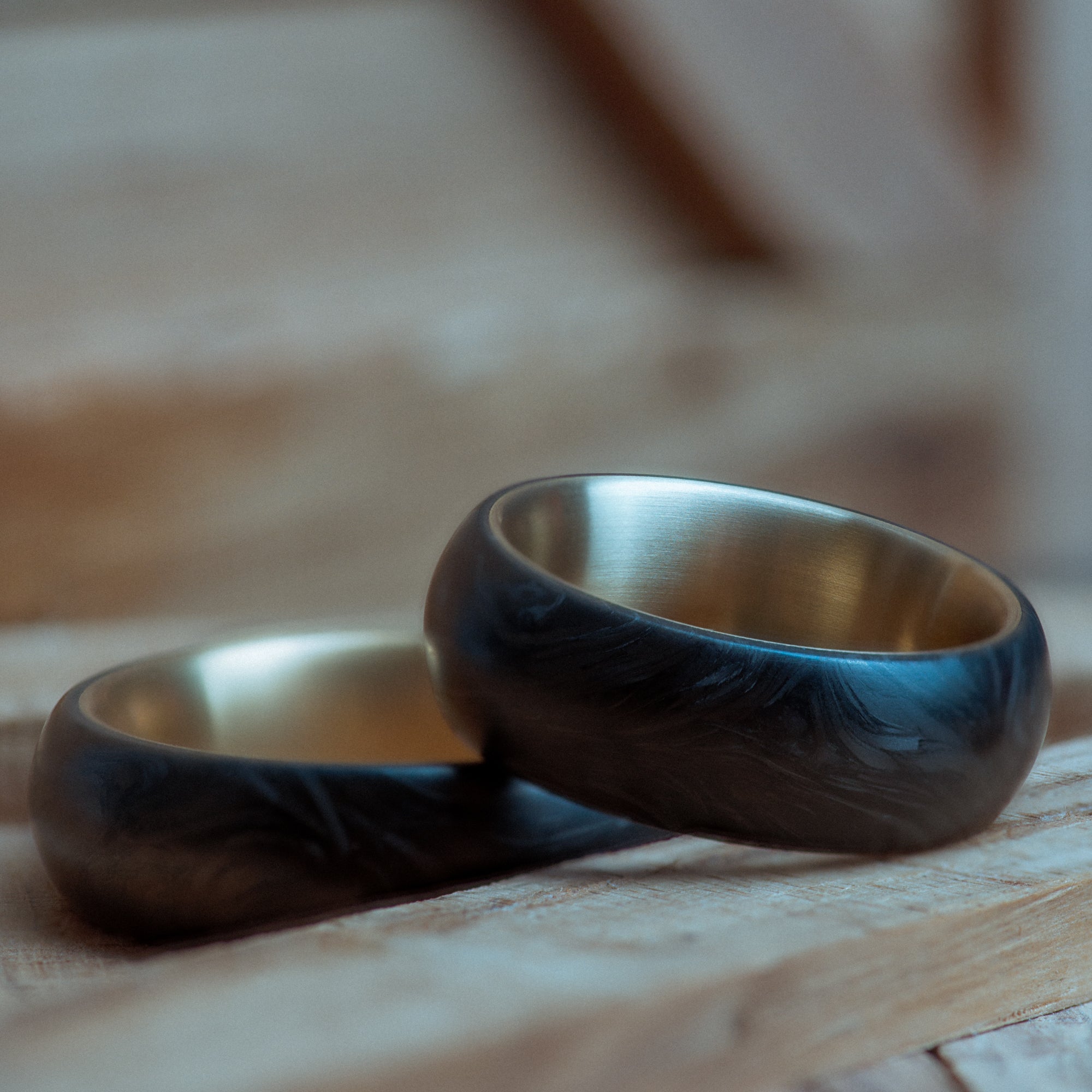 Brass wedding sale ring